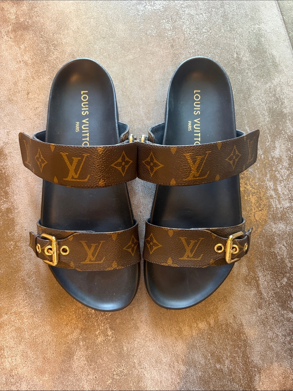 Louis Vuitton logo Flat Comfort Mule